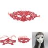 Queen Style Lace Mask For Costume And Party Decor Woven Fabric Design For Adults And Teens