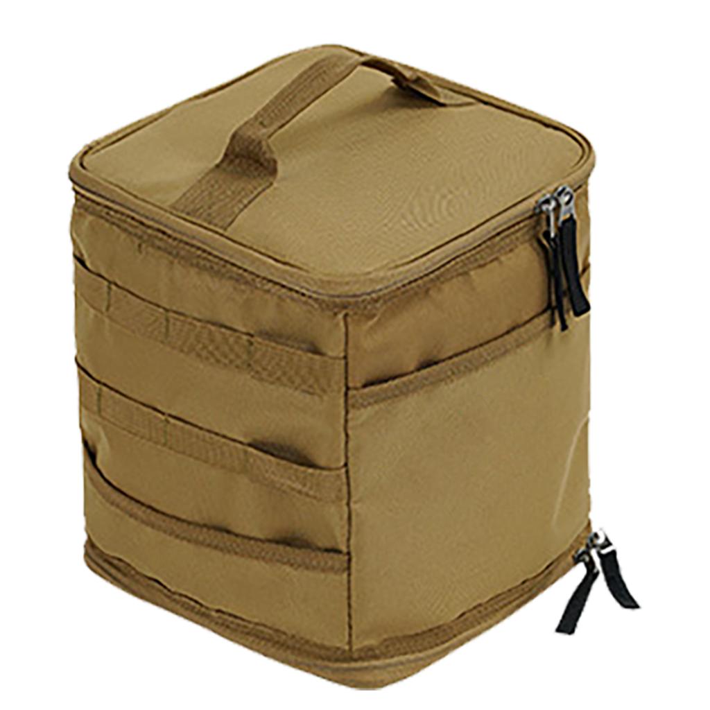 Camping Storage Bag Oxford Cloth Built In Mesh Pocket Portable Handle Large Capacity Outdoor Tote Bag for Picnic