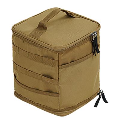 Camping Aufbewahrungstasche Oxford-Gewebe Eingebaute Netztasche Tragbarer Griff Große Kapazität Outdoor Tragetasche für Picknick