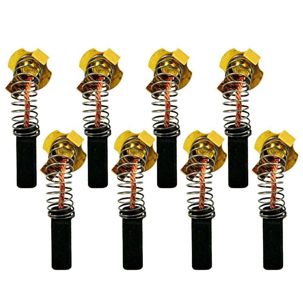 8 szt. Zestaw szczotek węglowych do Ridgid 0502025007 614367-00 Bt 1-D04