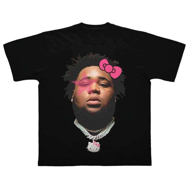 

Rod Wave Kitty Big Face Rapper Graphic shirt, Unisex XXXL