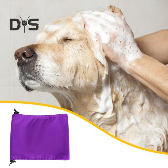 Pet Bath Cap with Ear Protection Overhanging Shower Hat for Cats Dogs Kitten Puppy Adjustable Waterproof Small Pets Bath Protector