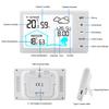 Digital Thermometer Hygrometer Lcd Backlit Display Thermometer Wireless Weather Station with Barometer Sensor for Indoor Outdoor