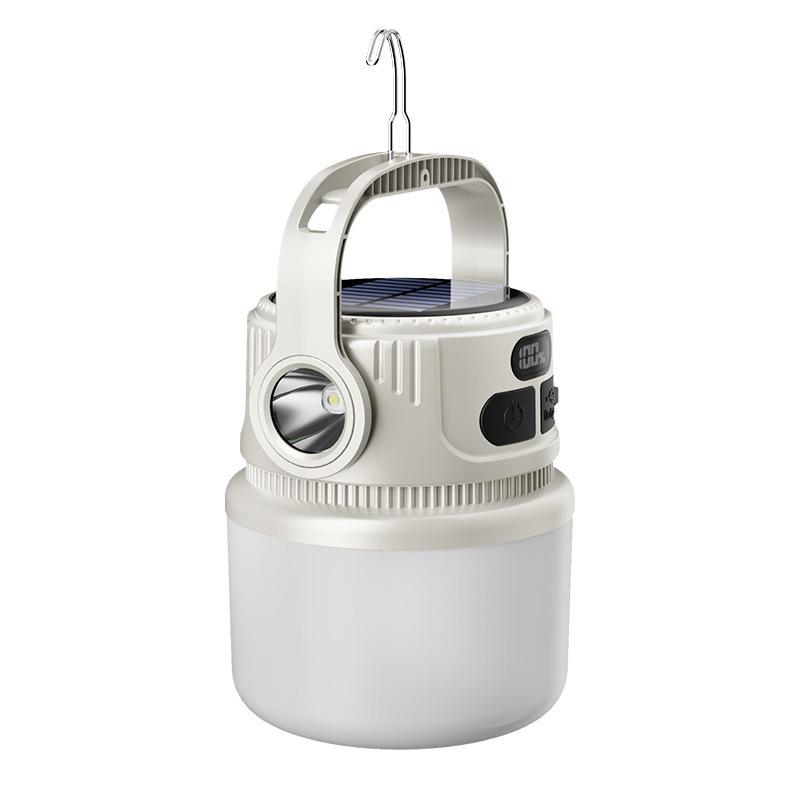 Solar-Powered Multifunctional Camping Light with USB Charging & Remote Control for Outdoor Use