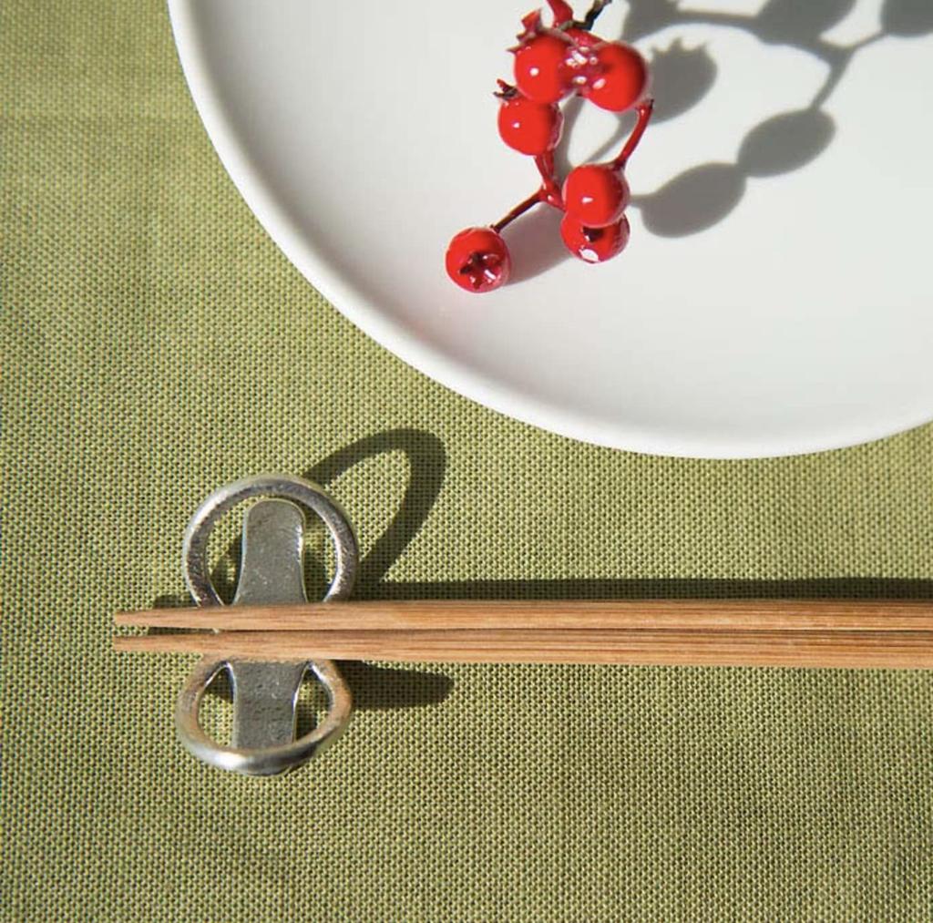 [Nousaku Washi Paper Wrapping] Chopstick Rest - Eight (8) - Set of 5