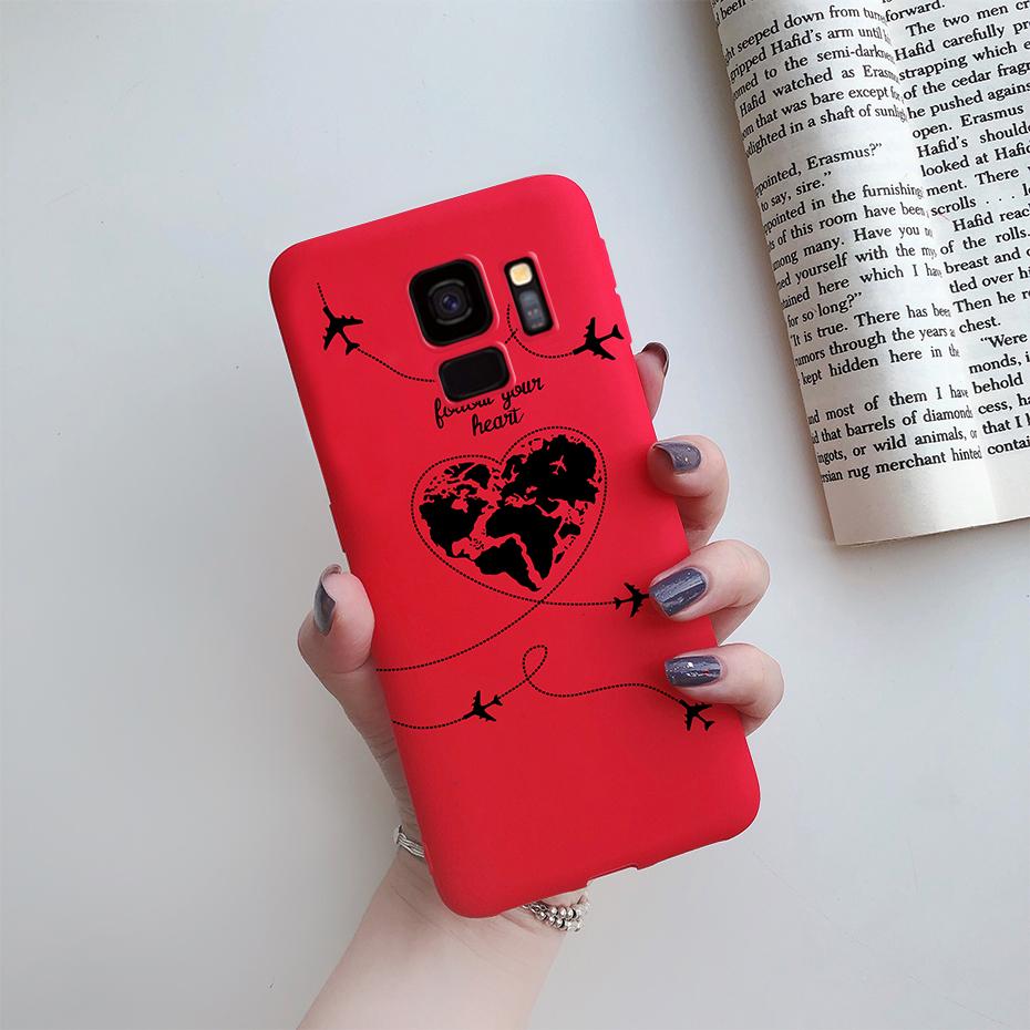 Fashion Daisy Flower Cute Silicone Cartoon Phone Case for Samsung Galaxy S9 S9 Plus Samsung S 9 Samsungs9 Plus S9plus Case Cover