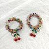 Hairband Crystal New Temperament Cherry Hair Rope To Send Girlfriends Bracelet Dual-purpose Personality Ponytail Simple Headdress
