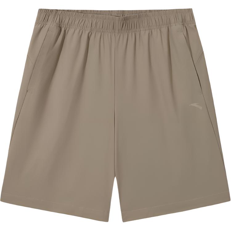 Anta Training Series Sports Simple Comfortable Versatile Lace-Up Solid Color Straight Leg Casual Shorts Men Shorts 152537535-2