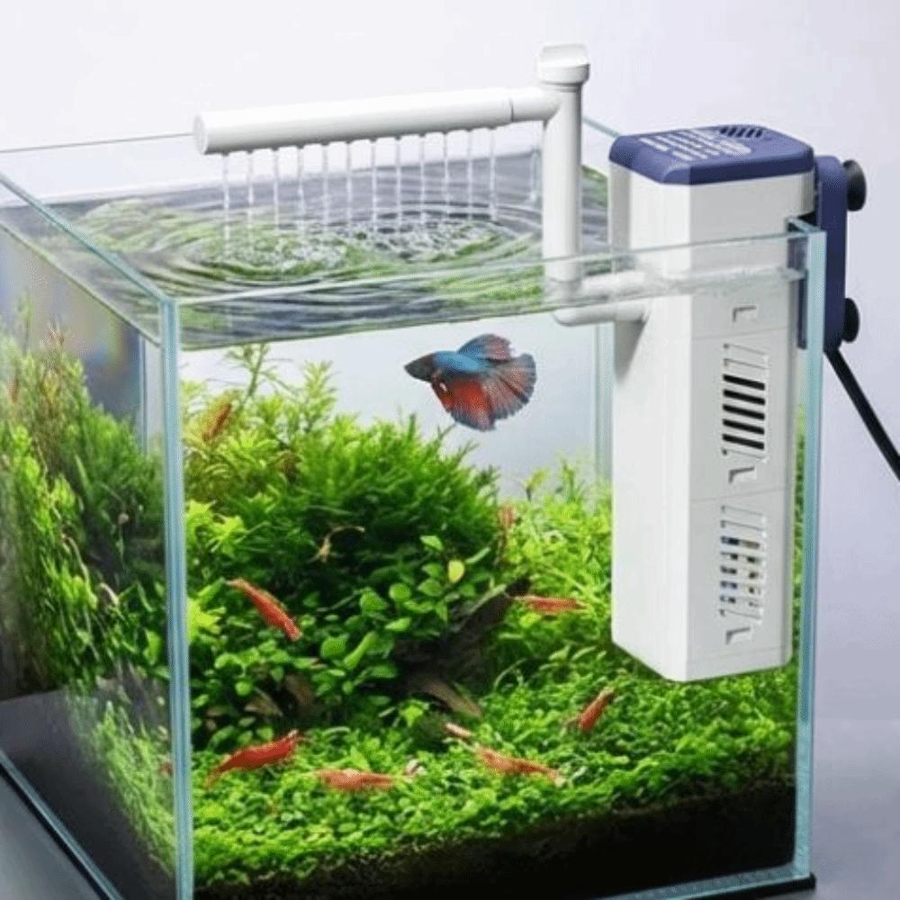 4-in-1 Filter Fish Tank Filter Pump Circulation Aeration Aquarium Air Pump  Freshwater Aquarium