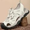 Summer Men Sandals Fashion Casual Sport Sandal Outdoor Non-slip Wading Shoes Hollow Breathable Beach Shoes Roman Sandals for Men