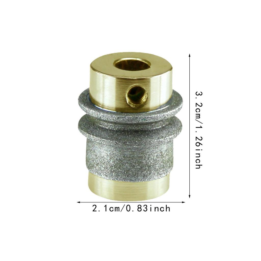 Diamond Grinder Bit Portable Copper for Glass Processing Efficient Head Tool