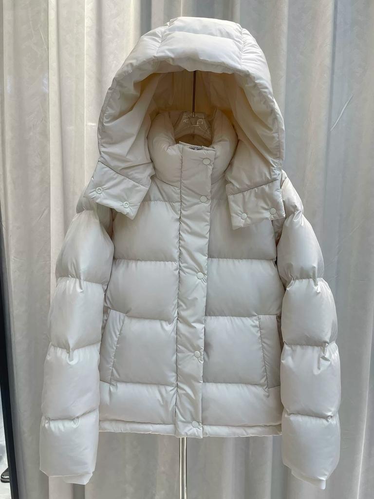 Lu Series Down Cotton-padded Clothes for Women's Winter New Hooded Loose Bread Clothes Thickened Warm Cotton-padded Jacket