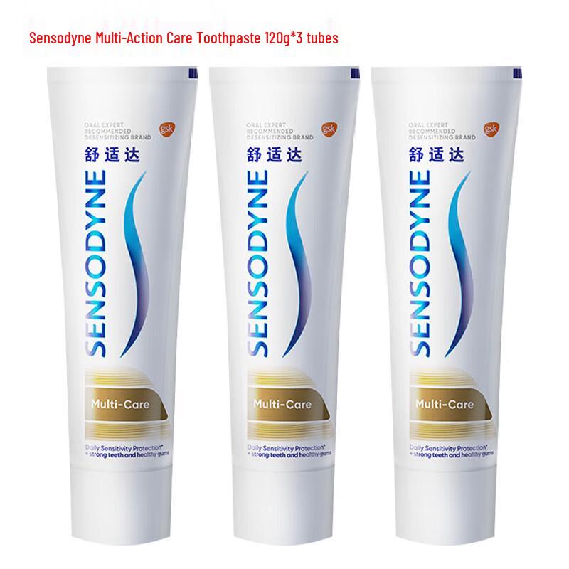 

Sensodyne Multi-Action Care Toothpaste, 3-Pack