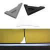 2 szt. Narożnik przednich drzwi samochodu silikonowy pokrowiec ochronny kąt 90 stopni zderzak samochodowy odporny na zarysowania antykolizyjny