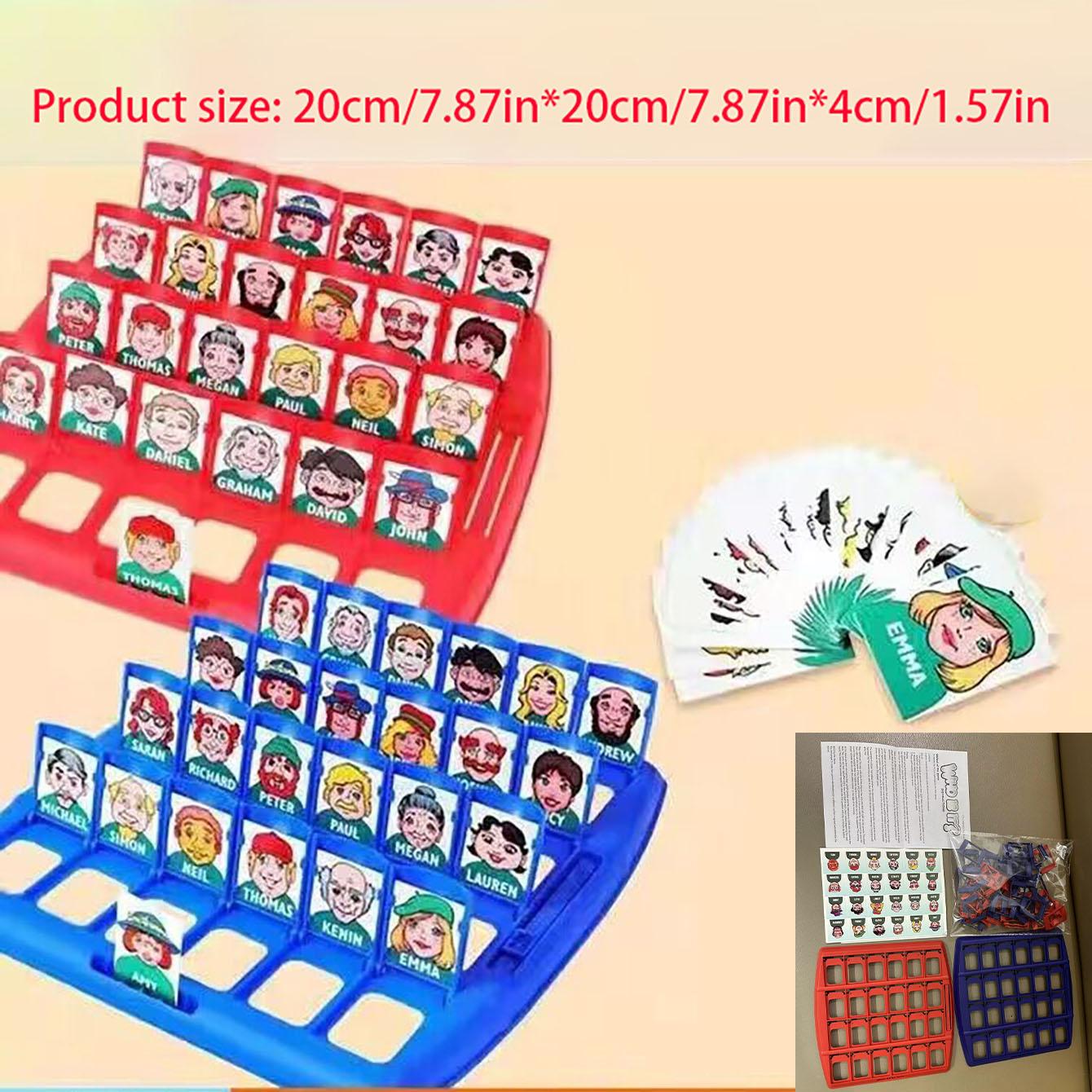 Hochwertige Familie Hochwertiges Raten Hochwertiges Brettspiel Hochwertiges Spiel Hochwertiges Wer Bin Ich Vintage-Stil Spielsets