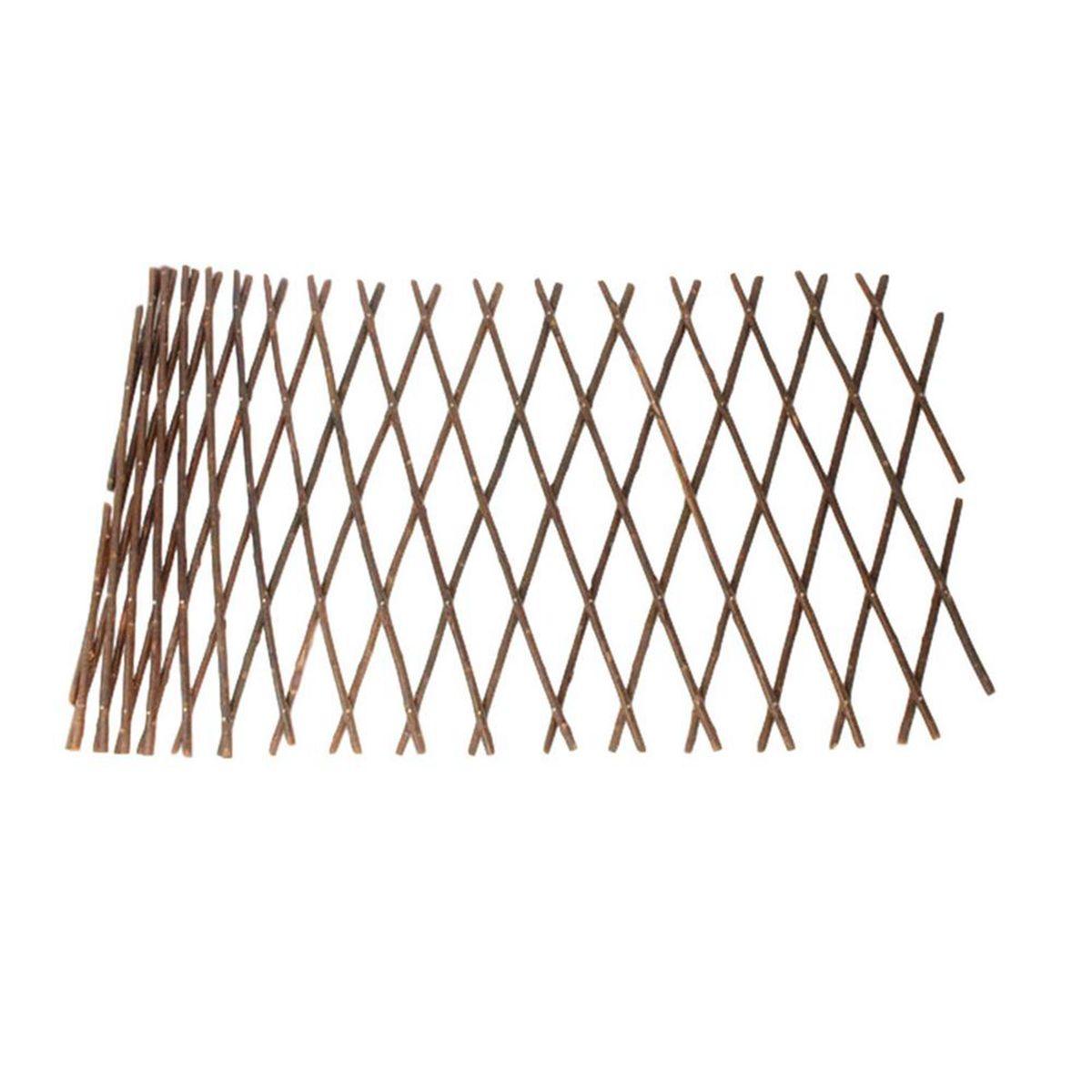 

Ландшафтный дизайн Домашний декоративный расширяемый забор из ивы Опора для растений Решетка Садовая шпалера 40 x 20 cm