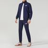Puma Running Fitness Training Top And Long Pants Casual Sports Set Men Activewear Navy-Blue 680660-06