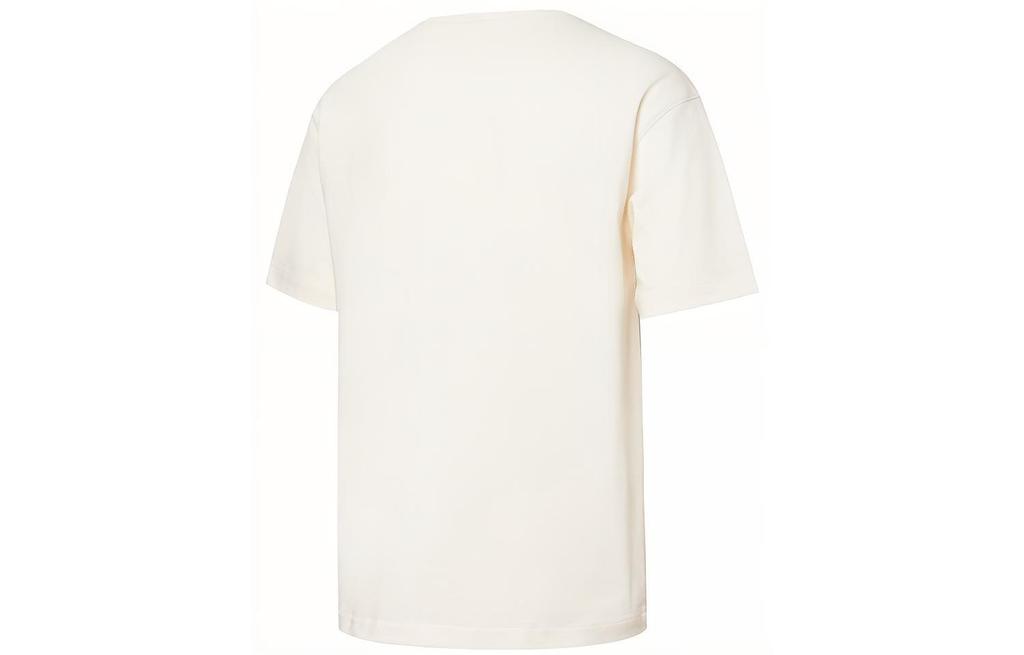 PUMA FLORID SUMMER T Shirts Unisex Ecru Crew Neck Moderate Straight Fit 534002-92