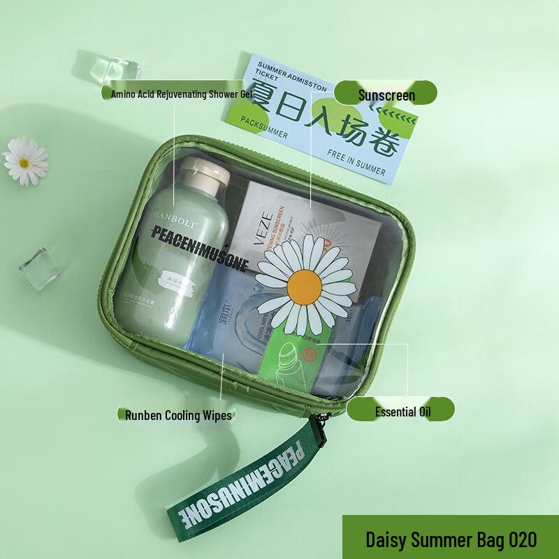 A1 Daisy Summer Cooling Gift Set 020 Bath + Wet Wipes Set