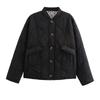 2025 European & American Women's Leopard Print Cotton-Padded Retro Jacket