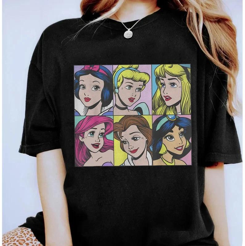Snow White Cinderella Aurora Ariel Belle TShirt Unisex S