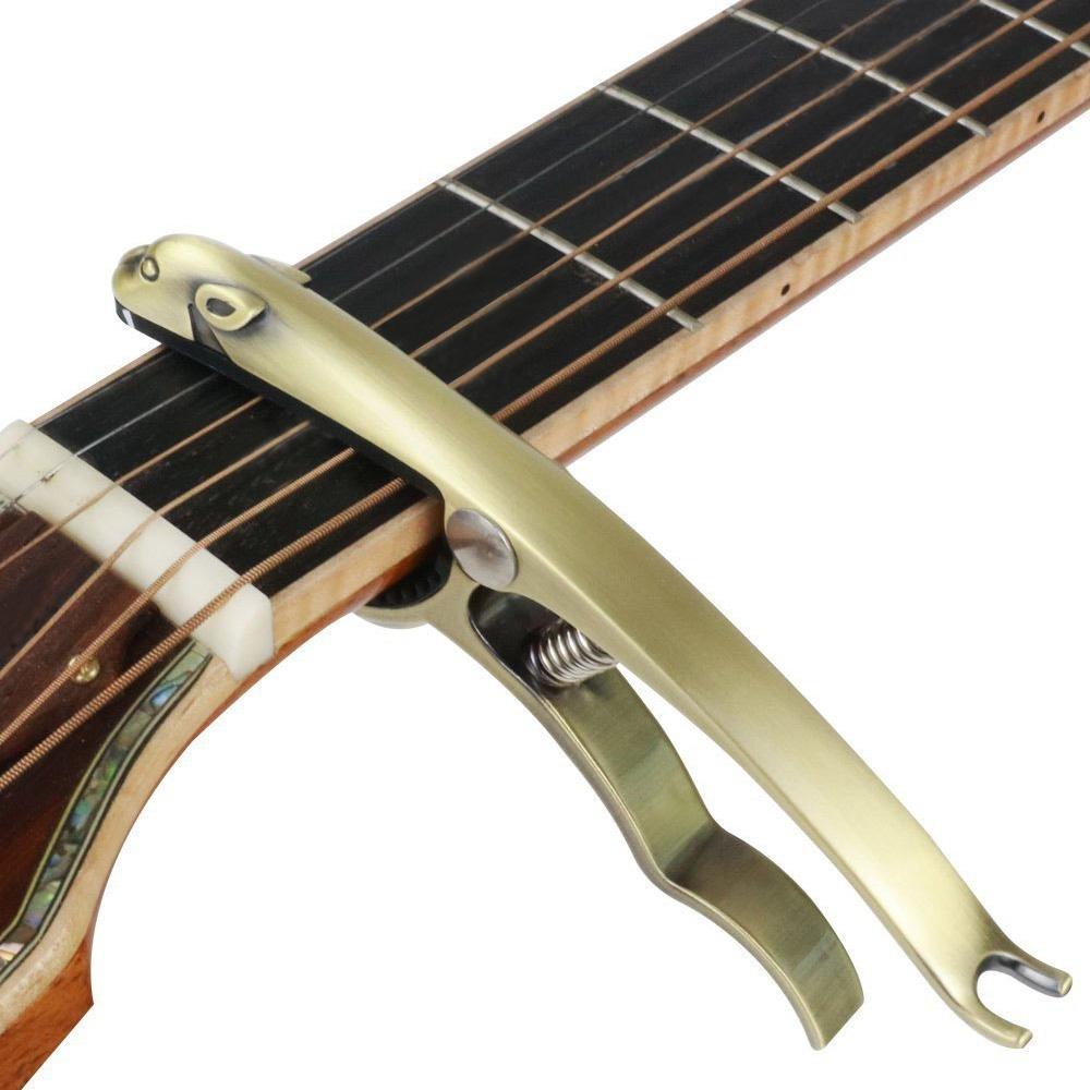 Professional Acoustic Guitar Capo Transfer Clip Guitar Capo Zinc Alloy Guitar Capo for Folk Classical Guitars Ukulele