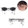 Popular Plain Glasses for Eye Fatigue Reduce with Oval Frame 2000s Cool Eyewears