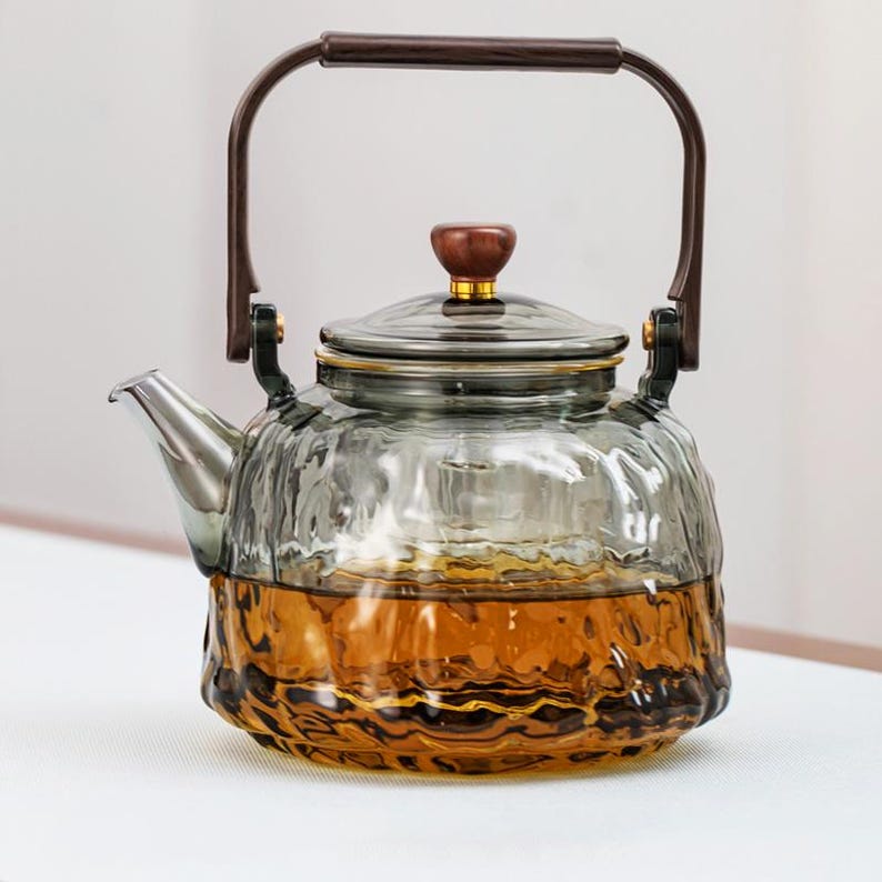 Glass Teapot High-temperature Resistant Glass Teapot Teapot with Filter Tea Set for Tea Parties