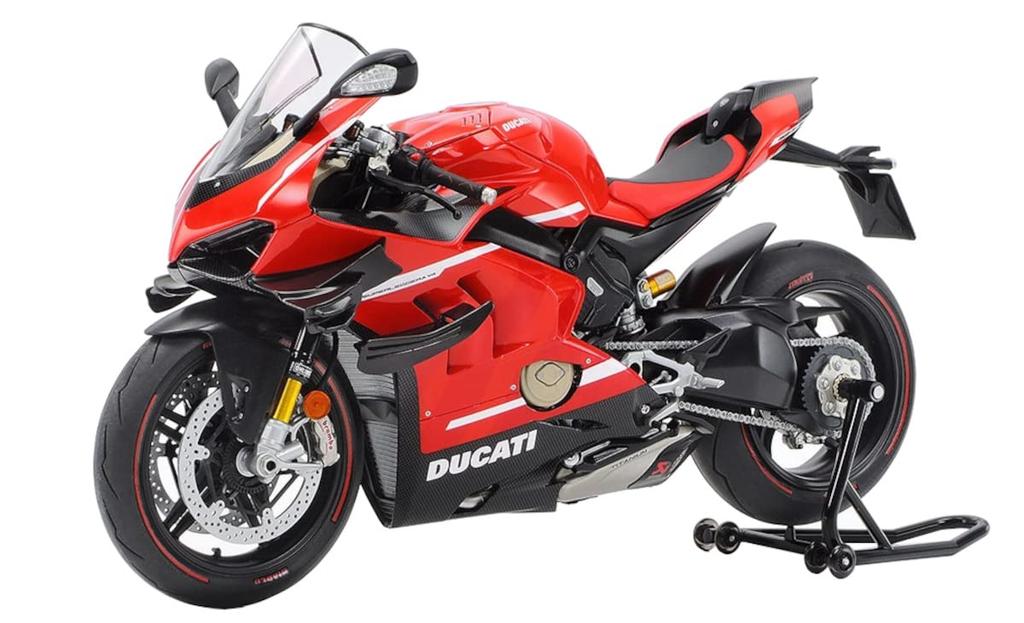 Tamiya 1/12 Motorcycle Series No. 140 Ducati Superleggera V4 Plastic Model 14140 (Molded Color)