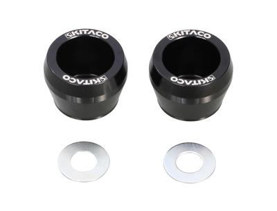 KITACO Achsschutz-Set für Achswellen-Durchmesser Grom Monkey 125 Ducks 125 (Schwarz) 12 (JC61/JC75/JC92) (JB02/JB03/JB05) (JB04/JB06) etc. 498-9001050