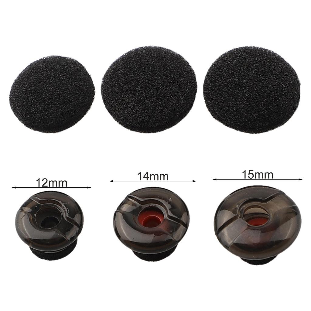 Upgraded Ear Tips for Plantronics PRO HD Eartips V5200 Improved Fit and Sound