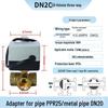 220V AC Electric Ball Valve: 3-Way Brass, Manual/Automatic Control, for HVAC/Solar Systems