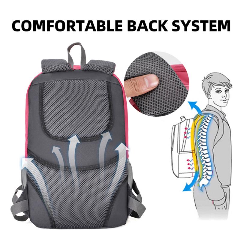 Climbing Backpack Unisex Hiking Lightweight Casual Rucksack Outdoor Cycling Luggage Knapsack Large Men Travel Weekend Schoolbag