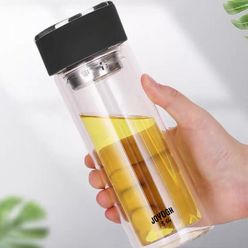 JOYOGH Double-Layer Heat Resistant Glass Tea Cup