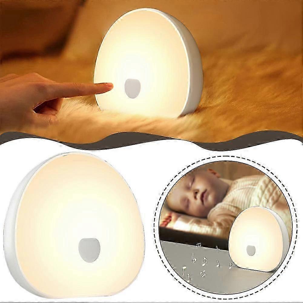 Sleek Portable Durable White Noise Sleep Device With Soothing Sound Touchable Led Light For Baby Long-lasting