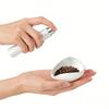 EPHVODI Coffee Bean Cup & Spray Bottle Measuring Tray Powder Container Ceramic Coffee Utensil Set Measuring Cup Holds 20 Beans (White)