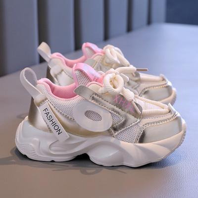 Kids Spring Sneakers Boys Girls School Casual Shoes Outdoor Breathable Running Shoes Children Soft Sole Non-slip Sports