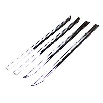 Chrome-plated Side Door Garnish for the Alphard and Vellfire (30 Series) - Customizable Exterior Dress-up Parts