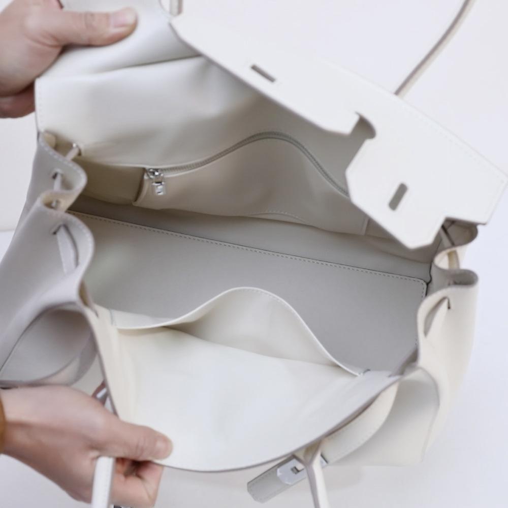 Echtes Leder Neu Schön Pendler Schulter Achseltasche Große Kapazität Rindsleder Handtasche Lustig