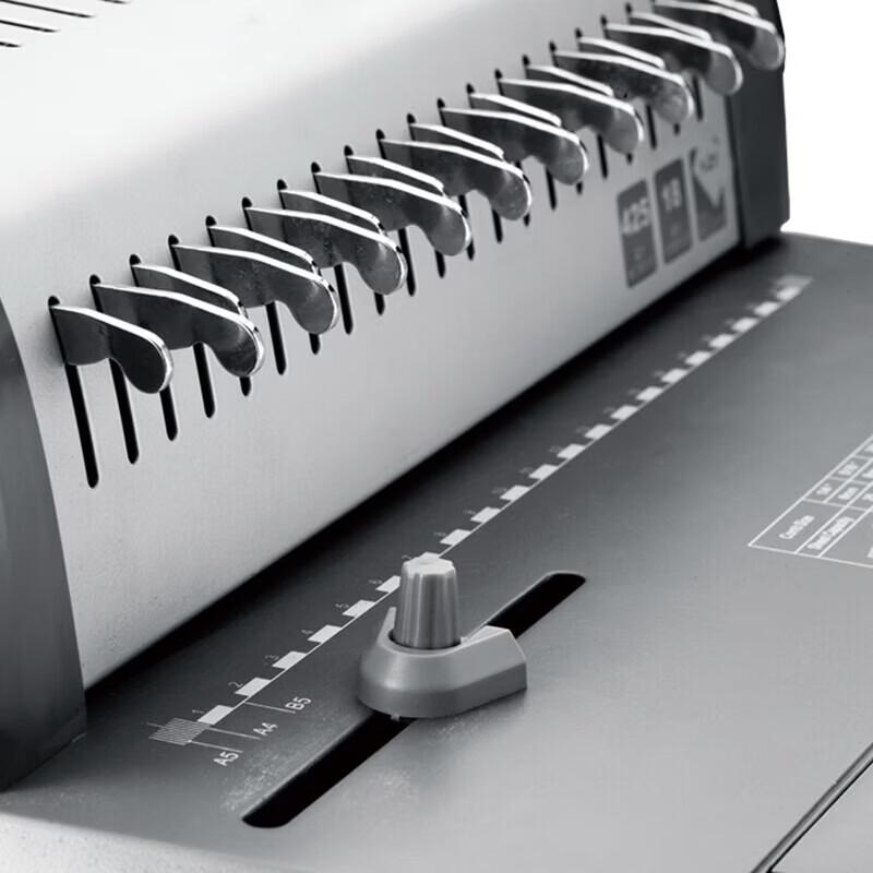 Deli 3873 Effort-Saving 21-Hole Comb Binding Machine CN plug (adapter included)