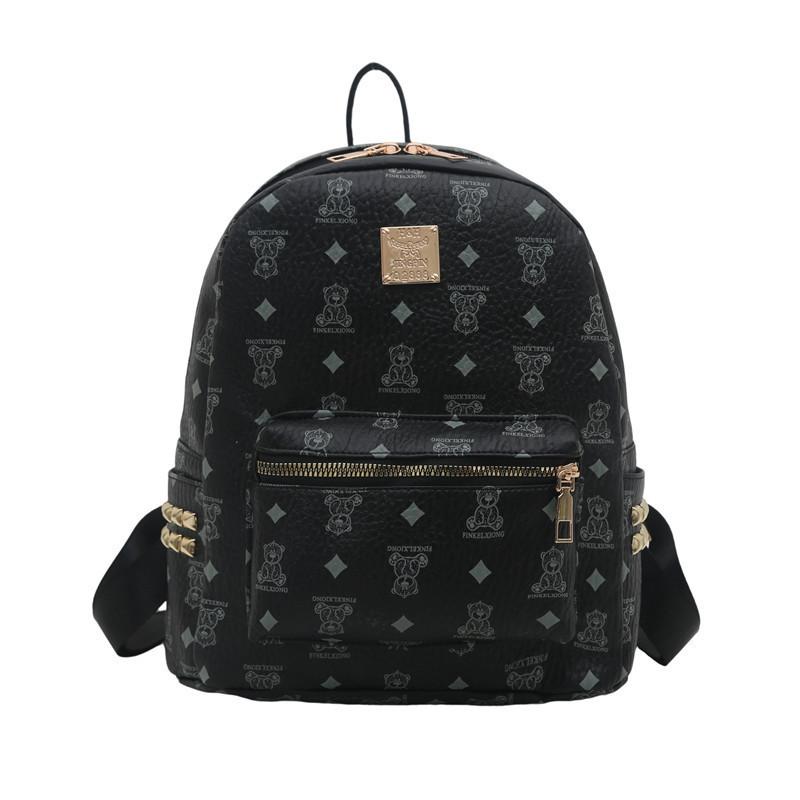 Path Women's Backpack Women's Bag  New Large Capacity Retro Printed Travel Backpack School Bag Women's