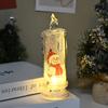 Christmas Simulation Candle Lights, Printed LED Electronic Candles, Festival Atmosphere Decor Ornaments