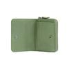 Coach Billfold Wallet 11 Gold Logo Zipper Closure Refined Calfskin Wallet Regular Women Wallet Silver Light-Pistachio CH814-LHTY6