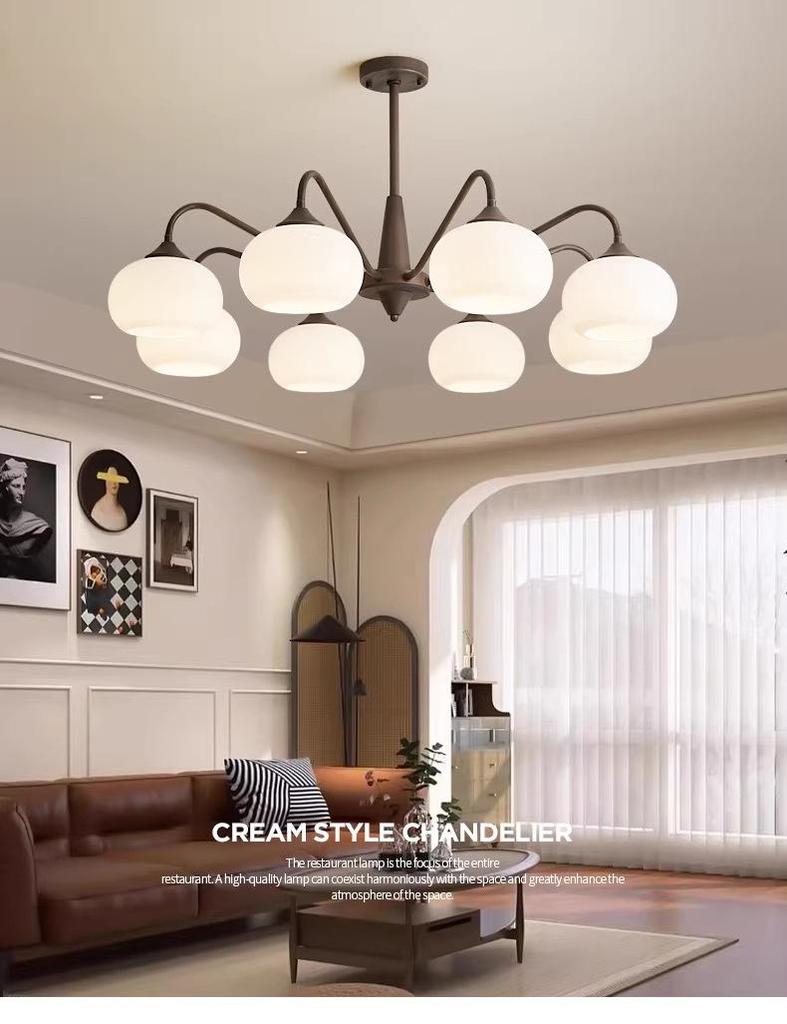 2026 Modern Retro Vintage Style Chandelier - High-End Design for Living Room, Dining Room, or Bedroom
