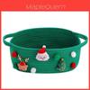 Christmas Candy Bag Gift Basket With Cotton Handle For Holiday Decor And Storage