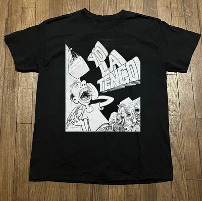 Yo La Tengo -Concert Poster Black 100% Cotton Shirt Adults  BL1403
