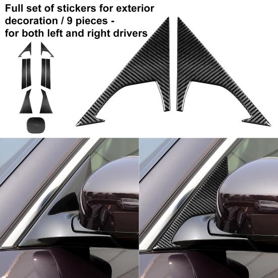 

Внешние наклейки Простые самоклеящиеся из углеродного волокна