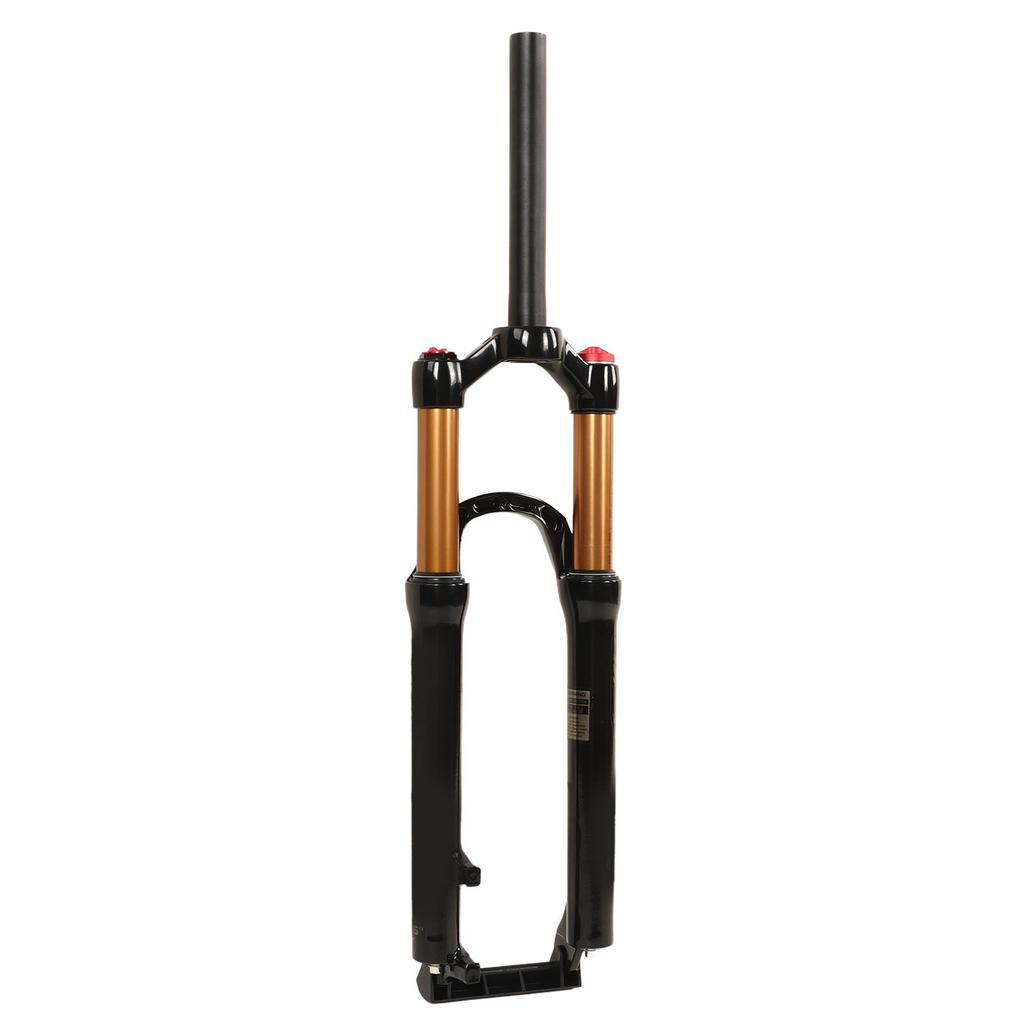 Garfo de Suspensão a Ar para Bicicleta 26pol Tubo Reto Trava Manual Garfos Dianteiros de Mountain Bike Amortecedor Dianteiro de Bicicleta