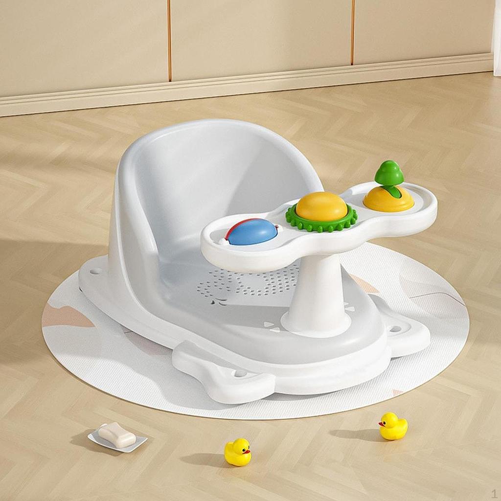 Baby Bath Chair with Suction Cup Stability for Newborns