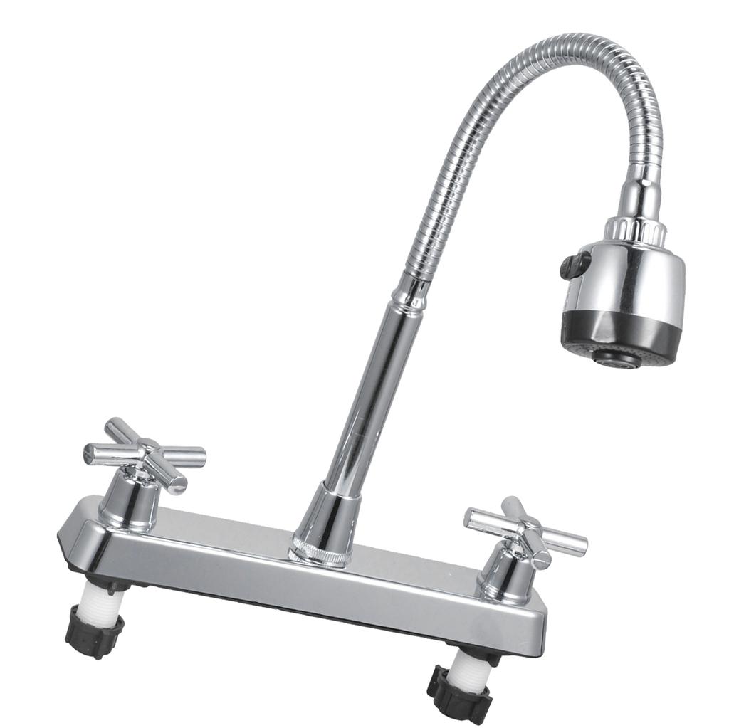 Kitchen Sink Faucet Professional Modern Simple Style Cold Hot Dual Use Basin Mixer Tap for Kitchen